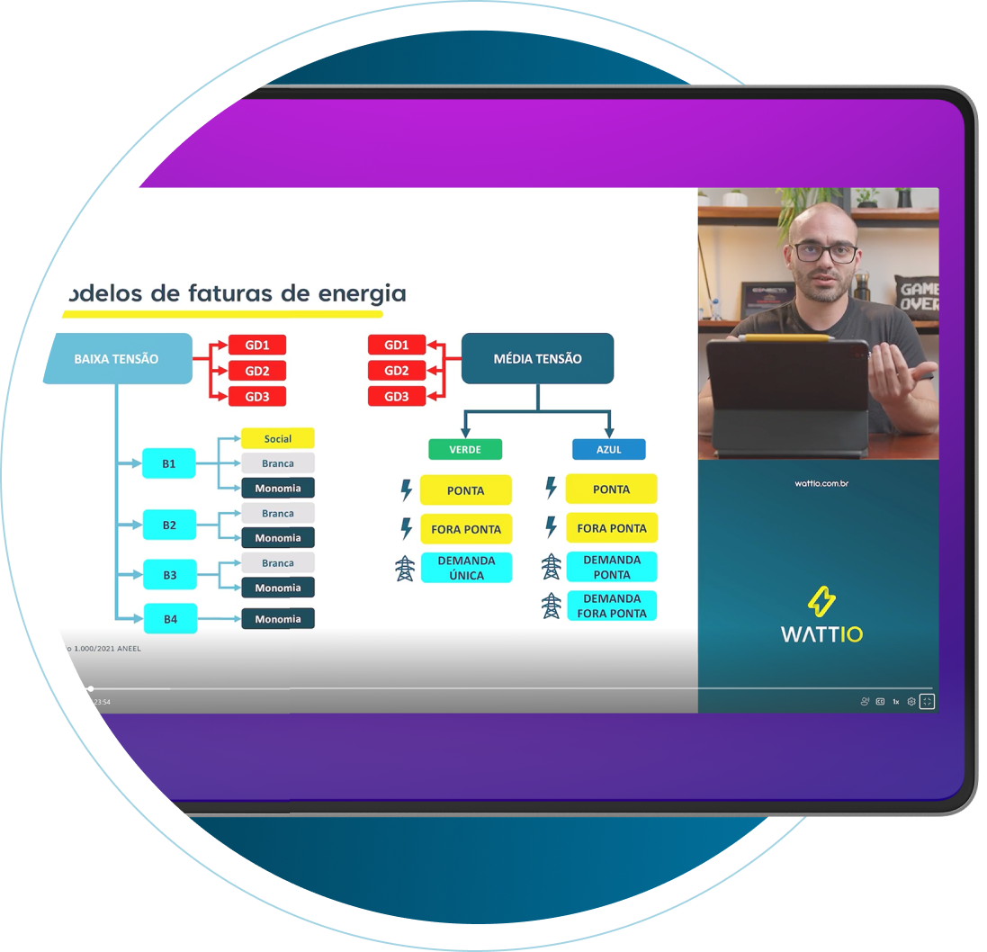 Professor do curso realizando uma palestra